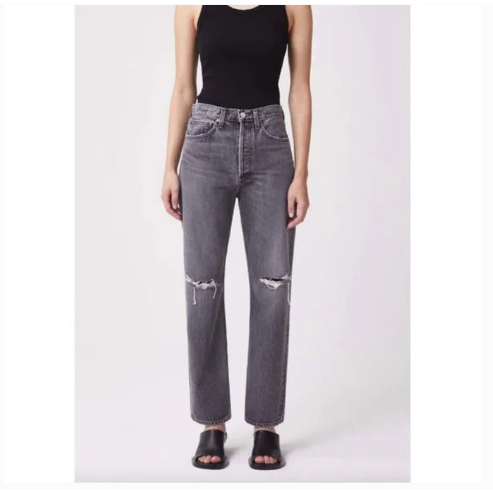 Agolde 90's Mid Rise Loose Fit Jeans in Outline 25 NWT